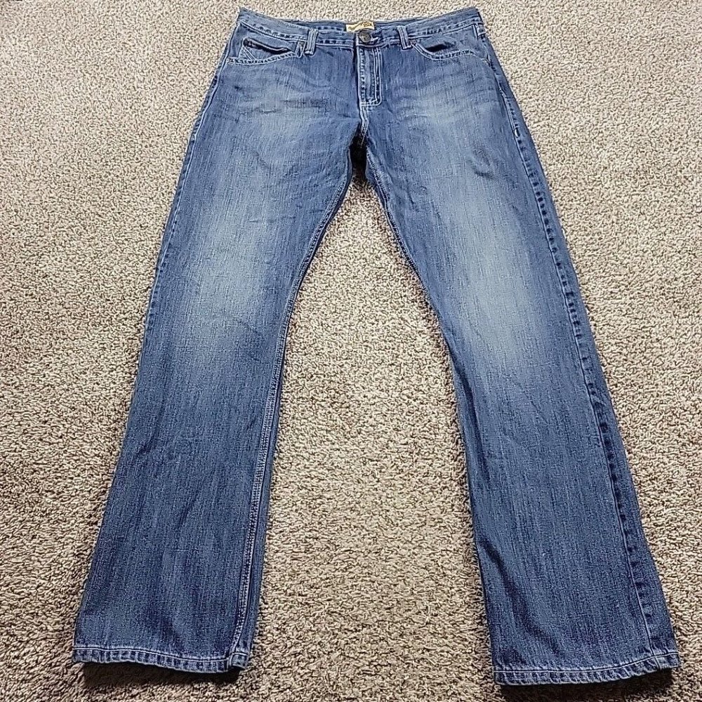 Wrangler 20X Jeans Mens 38x35 Tag 38x36 Straight Denim Medium Wash